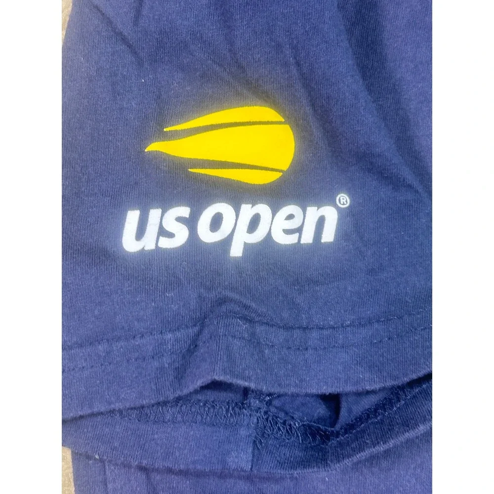 Polo‎ Ralph Lauren US Open 2022 Tennis T Shirt Kids Large L Navy Blue